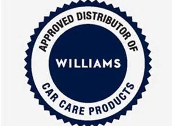 Approved distributor of Williams Car Car products logo